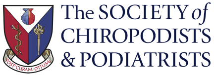 The society of chiropodists and podiatrists logo
